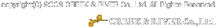 Copyright(C) CREEK & RIVER Co., Ltd. All Rights Reserved.